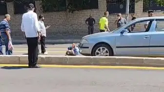 Elazığ'da Necdet Doğan Caddesi'nde yaya kazası Otomobil çarpan şahıs yaralandı