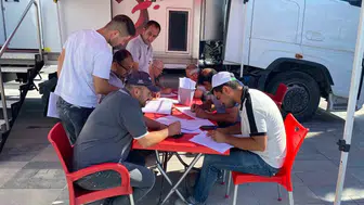 Karapınar meydanında 5 günde 322 ünite kan toplandı