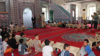 Erzinli çocuklar tatilini Kur’an kursunda değerlendiriyor