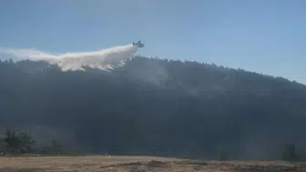 Balıkesir ormanlarındaki yangınla mücadele ikinci gününe girdi