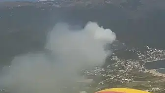Marmara Adası alevlere teslim oldu