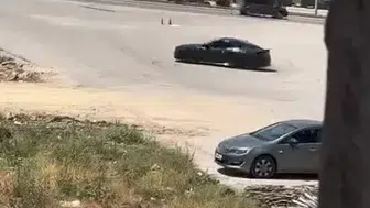 Elazığ sokaklarında tehlikeli anlar kameraya takıldı