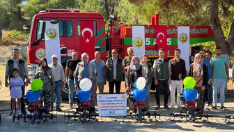 Gördes'te kadınlara çapa motoru desteği, ekipmanlar teslim edildi
