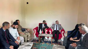Arpaçay Kaymakamı'ndan Kıbrıs gazisine vefa ziyareti