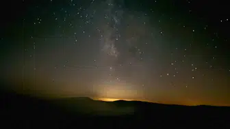 Yozgat gökyüzünde yıldızlar geceyi aydınlattı