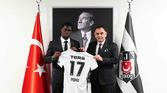Beşiktaş'ın yeni kanadı Hollanda'dan Poku resmen siyah-beyazlı