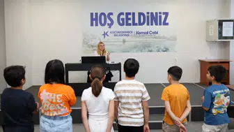 Küçükçekmece'de müzik eğitimi çocukların ayağına gitti