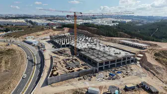 Çayırova'da hastane inşaatında ikinci kat çalışmaları başladı
