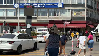 Aydınlılar kavurucu sıcaklara teslim oldu
