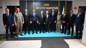 Cizre'de adli zirve Vali ve başsavcılar bir arada