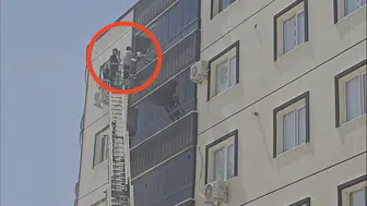 Nusaybin'de apartman yangını 1'i bebek 3 kişi kurtarıldı