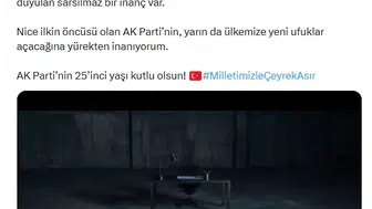 Emine Erdoğan'dan AK Parti'nin çeyrek asırlık geçmişine özel mesaj