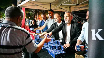 Ulu Cami'de kandil coşkusu Biba vatandaşlarla buluştu