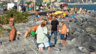 İstanbul sıcağında çare Sarayburnu oldu