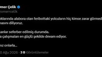 Girne açıklarında feribot faciası: Devlet tüm imkanlarıyla seferber oldu