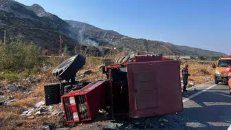 Söke’de traktör kazası Sürücü direksiyon hakimiyetini kaybetti