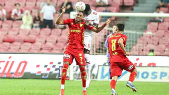 Samsunspor evinde geriden gelip Göztepe karşısında öne geçti