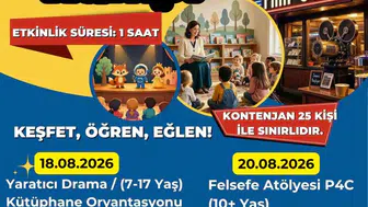 Aydınlı çocuklar için dört günlük eğlence ve gelişim programı başlıyor