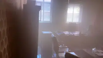Kovancılar'da öğretmenevi tahliye edildi Buzdolabı yangını 5 kişiyi etkiledi