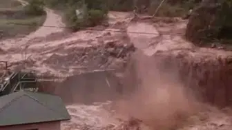 Giresun'da sağanak seli getirdi yollar kapandı
