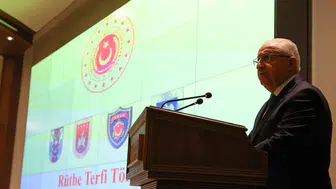 Milli Savunma Bakanlığı'nda rütbe terfi töreni Güler ve Bayraktaroğlu konuştu