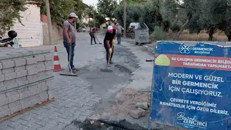 Germencik’te bozuk yollar için belediye seferberliği başladı