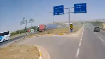 Konya’da tır dehşeti 1 ölü 10 yaralı