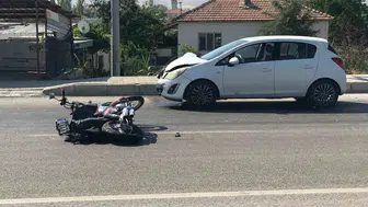 Ereğli yolunda motosikletli sürücünün ağır yaralandığı kaza