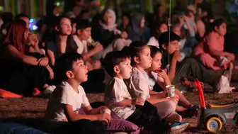 Kırıkkale Büyük Şehir Parkı nostaljik sinema gecelerine ev sahipliği yapıyor