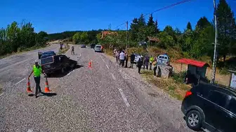 Kastamonu Araç yolunda trafik kazası 2 yaralı