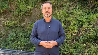 36 yıllık borular tarihe karışıyor, ilk kaynağı başkan yaptı