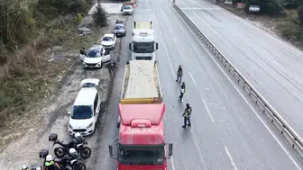 Arnavutköy yollarında hafriyat kamyonlarına sıkı denetim