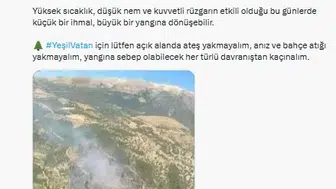 Üç ayrı ilde yangın alarmı sona erdi Alevler kontrol altında