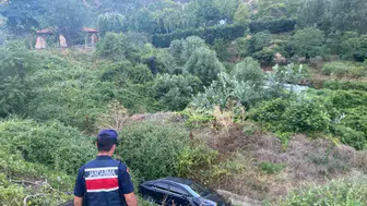 Bilecik yolunda direksiyon hakimiyetini kaybeden sürücü dereye düştü
