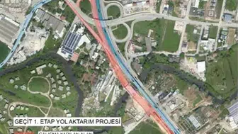 Bursa'da Geçit Köprüsü çevresinde 15 günlük trafik düzenlemesi