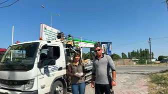 Iğdır'da bitkin halde bulunan kerkenez hayata döndürülüyor