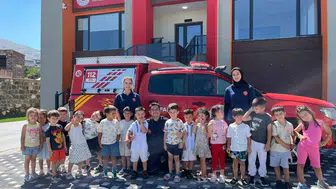 Kayseri'de miniklere afet bilinci eğitimi verildi