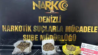 Denizli'de iki araçta skunk çıktı, 2 kişi tutuklandı