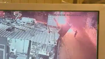 Galeriye kundak, sahibine 10 milyon liralık tehdit mesajı