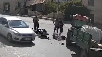 Mersin Mut'ta traktör ve motosiklet kavşakta birbirine girdi