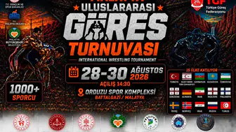 Dünya güreşi Malatya'da buluşuyor, 15 ülkeden bin 19 sporcu minderde