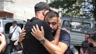 Samsunspor ekibi acı gününde Oktay Arslanoğlu'nu yalnız bırakmadı