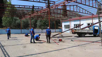 Bozdoğan’da mahalle düğünlerine yeni çatı düzenlemesi