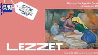 Iğdır İş Bankası şubesi iki günlüğüne sanat galerisine dönüştü