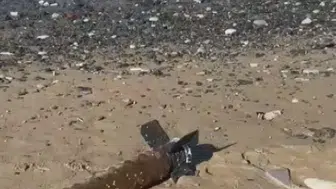 Arnavutköy sahilinde denize girenler patlayıcı buldu