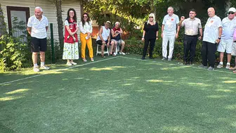 Ereğli'li gaziler Marmaris'te bocce oynadı, kaymakam da eşlik etti