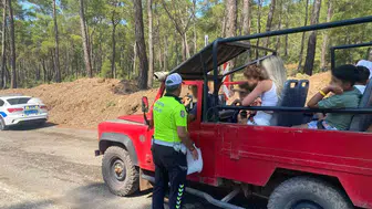 Marmaris cip safari turlarında alkollü sürücü yakalandı