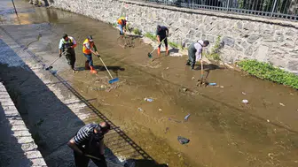 Ardahan Alabalık Deresi çöplerden arındırıldı