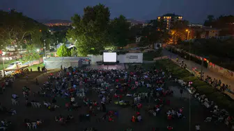 Kırıkkale Büyük Şehir Parkı açık hava sinemasına dönüştü