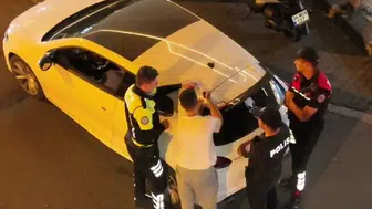 Başakşehir sokaklarında yüksek sesli müziğe drone operasyonu